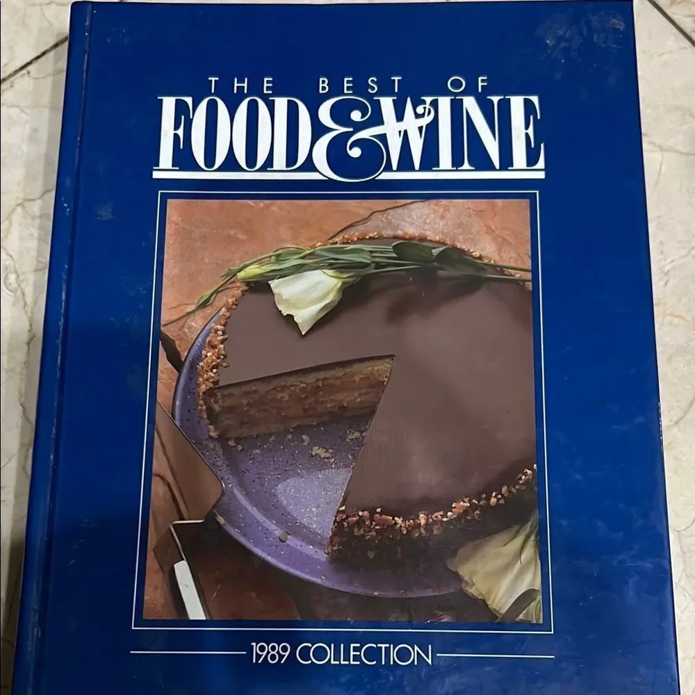 The Best of Food & Wine 1989 Collection Book - Blue Cover